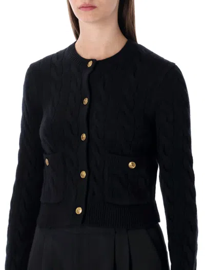 Polo Ralph Lauren Wool And Cashmere Cardigan In Black