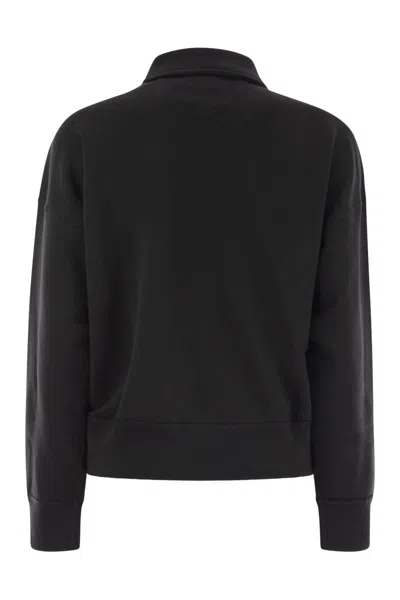 Polo Ralph Lauren Quarter-zip Pullover In Black