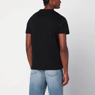 Polo Ralph Lauren T-shirt Black In Cotton Custom Slim-fit