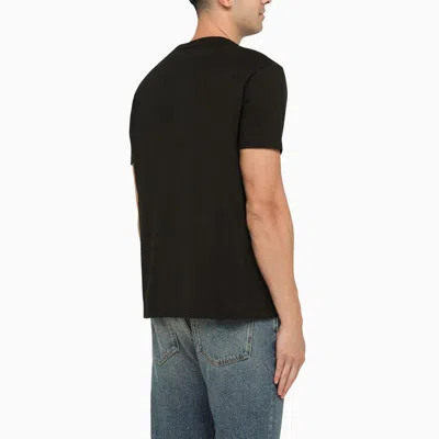 Polo Ralph Lauren T-shirt Black In Cotton Custom Slim-fit