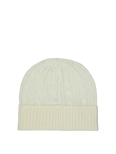 Polo Ralph Lauren Wool And Cashmere Beanie In Neutral