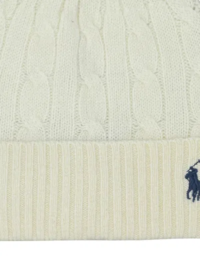 Polo Ralph Lauren Wool And Cashmere Beanie In Neutral