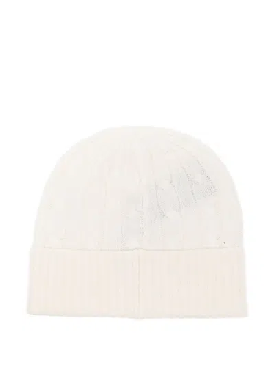 Polo Ralph Lauren Wool And Cashmere Beanie In Neutral