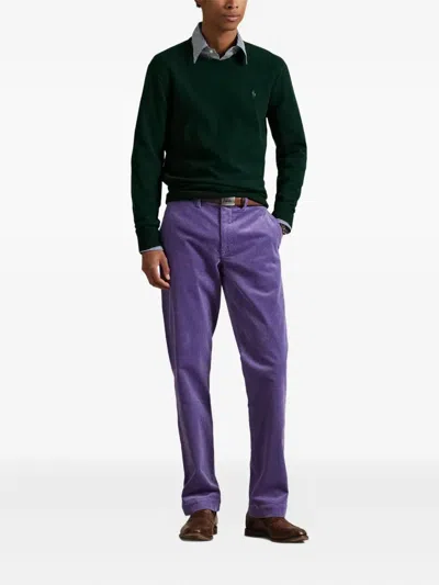 Polo Ralph Lauren Wool Crew Neck Jumper In Green