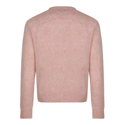 Prada Alabaster Virgin Wool Sweater In Neutral