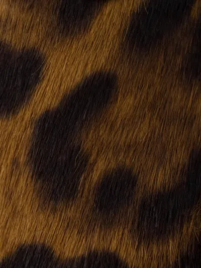 Prada Animalier Printed Leather Loafers In Animal Print