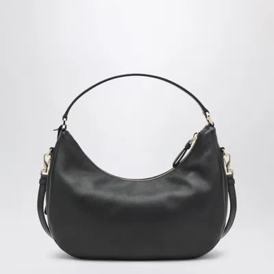 Prada Black Leather Shoulder Bag In Black