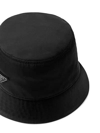 Prada Black Renylon Fishermans Hat
