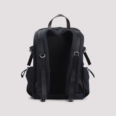Prada Navy Blue Speedrock Backpack In Blue