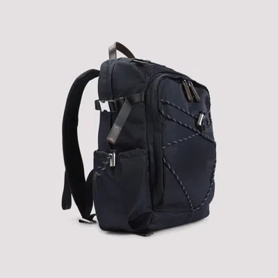 Prada Navy Blue Speedrock Backpack In Blue