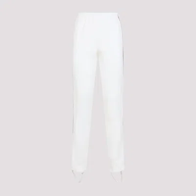 Prada Stretch Leggings With Side Stripe Detail In White