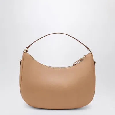 Prada Light Brown Leather Shoulder Bag In Neutral