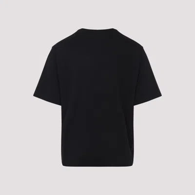 Prada Triangle Logo Oversized T-shirt In Black