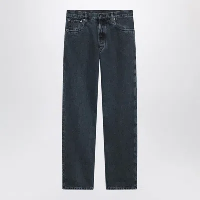 Prada Regular Jeans In Obsidian Colour In Black