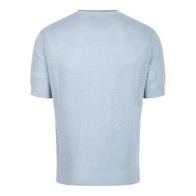 Prada Silk-cotton Cielo Sweater In Blue