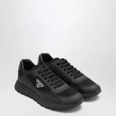 Prada Sneakers Prax 2.0 In Black Fabric And Mesh