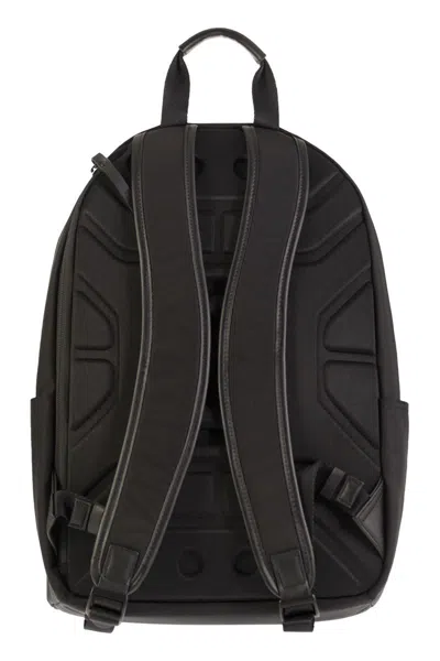 Premiata Versatile Backpack With Multiple Storage Options In Black