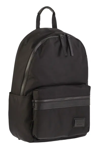 Premiata Versatile Backpack With Multiple Storage Options In Black
