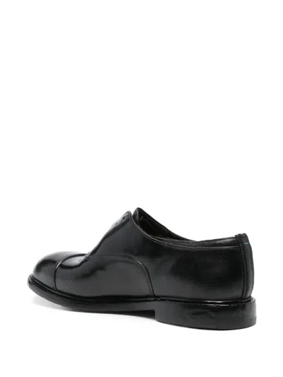 Premiata Cap Toe Lace Oxford Shoes In Black