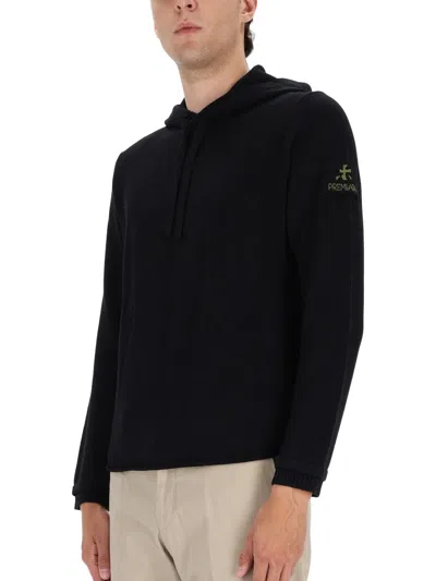 Premiata Hooded Shirt In Black