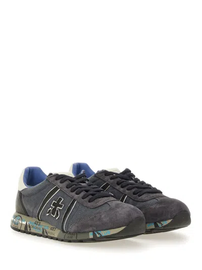Premiata Lucy 7770 Blue Sneaker In Multi