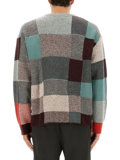 Ps By Paul Smith Sweater With Geometric Pattern Ps Paul Smith In Multi