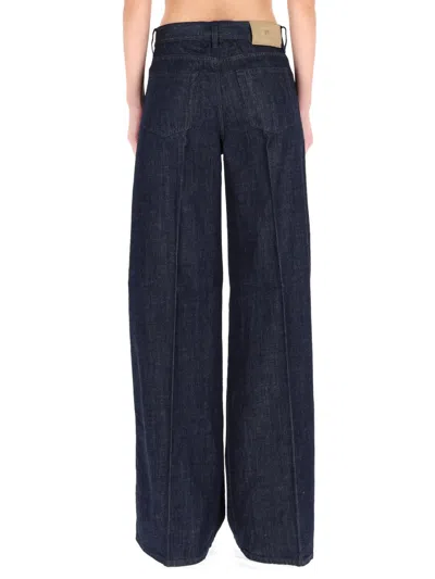 Pt Torino Blue Cotton Jeans In Blue