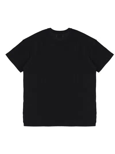 Purple Brand Short Sleeve Textured Inside Out Graphic Tee In Black