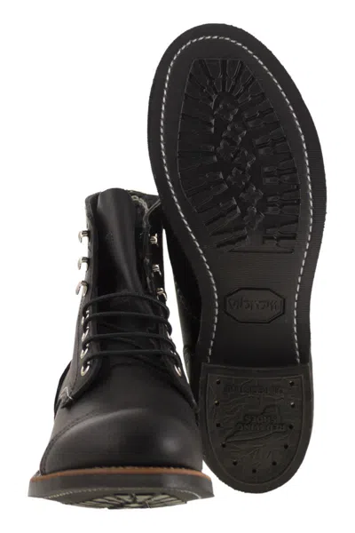 Red Wing Iron Ranger Ankle Boots In Black