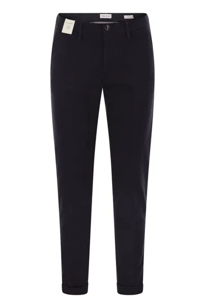 Rehash Mucha - Stretch Cotton And Lyocell Chino In Black