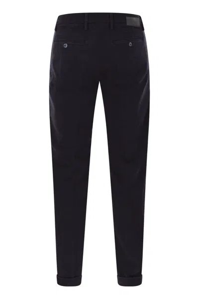 Rehash Mucha - Stretch Cotton And Lyocell Chino In Black