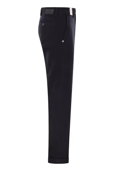 Rehash Mucha - Stretch Cotton And Lyocell Chino In Black