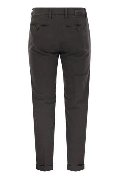 Rehash Mucha - Stretch Cotton And Lyocell Chino In Black