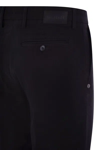 Rehash Mucha - Stretch Cotton And Lyocell Chino In Black