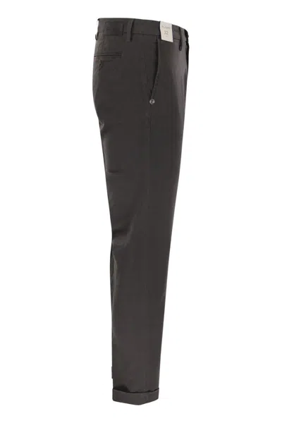 Rehash Mucha - Stretch Cotton And Lyocell Chino In Black
