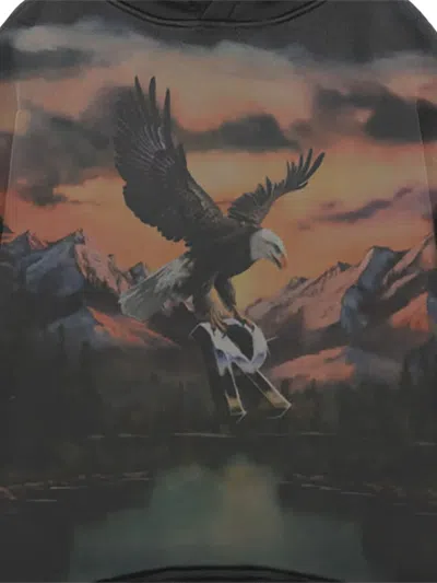 Represent "chrome Flight" Hoodie In Black