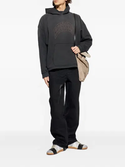 Represent " Embellished" Hoodie In Gray