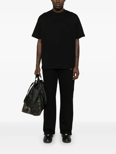 Represent Initial Crewneck T-shirt In Black