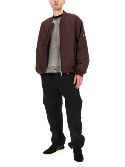 Represent Classic Bomber Jacket In Brown