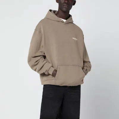 Represent Owners Club Oversized Faded Hoodie In Brown