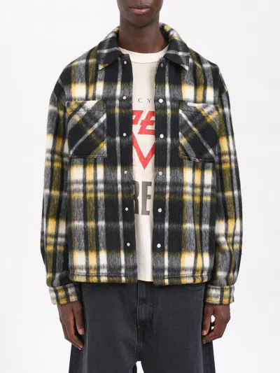 Represent Textured Overshirt Jacket In Animal Print