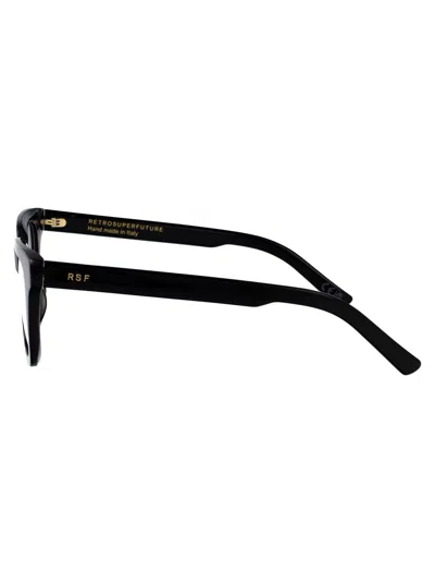 Retrosuperfuture Black Acetate Sunglasses In Black