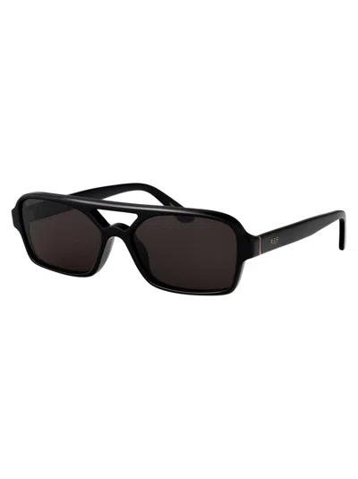 Retrosuperfuture Black Acetate Sunglasses In Black