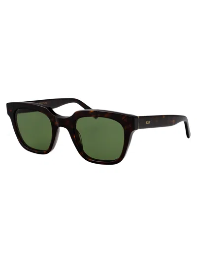 Retrosuperfuture Green Acetate Sunglasses In Green