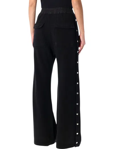 Rick Owens Drkshdw Black Pusher Pants In Black
