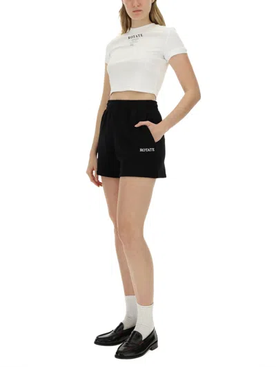 Rotate Birger Christensen Rotate Birgerchristensen Tshirt With Logo In White