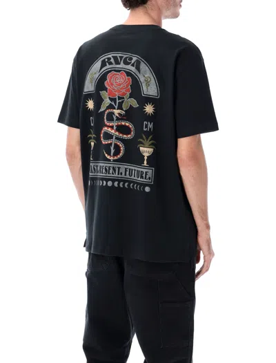 Rvca Roses Poster T-shirt In Multi