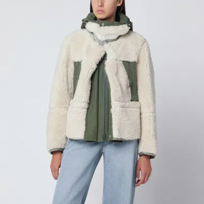 Sacai Faux Fur Zip-up Jacket