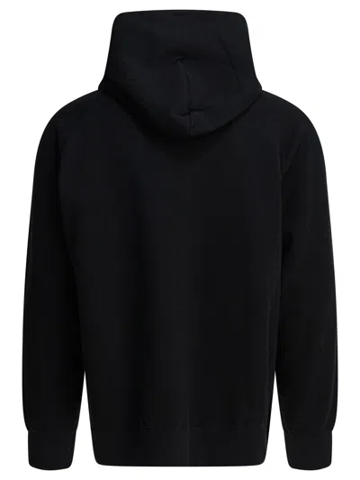 Sacai X Carhartt Wip Logo Patch Hooded Sweatshirt In Black