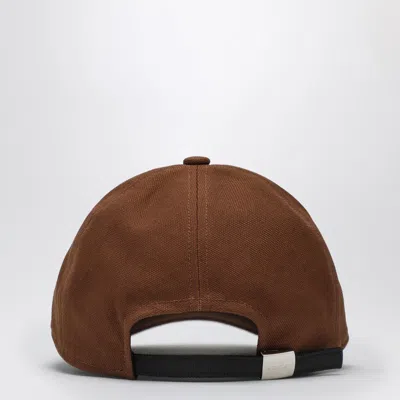 Sacai X Carhartt Wip Beige Baseball Cap With Logo Patch